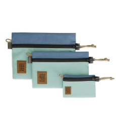 Topo Designs Accessory Bags 3 Pack Stone Blue/Ash Green