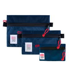 Topo Designs Accessory Bags Navy Set of 3