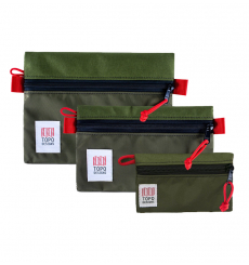 Topo Designs Accessory Bags Olive Set of 3