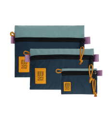 Topo Designs Accessory Bags Sage/Pond Blue Set of 3