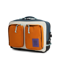 Topo Designs Global Briefcase Pond Blue/Spice