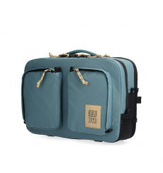 Topo Designs Global Briefcase Sea Pine front side