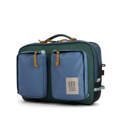 Topo Designs Global Briefcase Stone Blue/Forest
