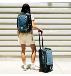 Topo Designs Global Travel Bag Roller Stone Blue/Forest