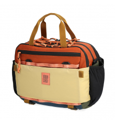Topo Designs Mountain Cross Bag Clay/Hemp front SIDE