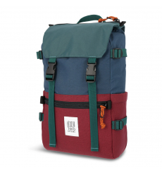 Topo Designs Rover Pack Classic Zinfandel/Botanic Green front-side