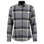 Barbour Folley Tailored Checked Shirt Light Grey Marl