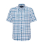 Barbour Glover Short Sleeve Linen Blend Regular Fit Shirt Navy front