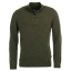 Barbour Holden Half Zip Lambswool Sweater Olive Marl