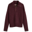 Barbour Lavensdale Half Zip Knitted Jumper Black Cherry