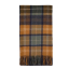 Barbour Brack Patchwork Tartan Scarf Forest/Bronze Brown