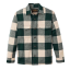 Filson Wool Jac-Shirt Pine/Beige Check front