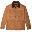 Filson Rustic Canvas Barn Coat Whiskey front