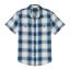 Filson Short Sleeve Chambray Shirt Indigo Plaid front