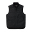 Filson Tin Cloth Insulated Work Vest Black front