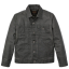 Filson Tin Cloth Short Lined Cruiser Jacket Castor Gray front