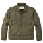 Filson Tin Cloth Short Lined Cruiser Jacket Military Green front