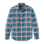 Filson Vintage Flannel Work Shirt Blue/Gray/Multi Plaid front