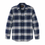 Filson Vintage Flannel Work Shirt Light Blue/Navy Plaid front