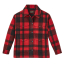 Filson Women's Mackinaw Cruiser Red/Black Plaid front