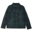 Filson Wool Journeyman Jacket Blue/Green Check Crafted from a warm, durable wool blend