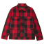 Filson Wool Journeyman Jacket Red/Black Buffalo Crafted from a warm, durable wool blend