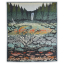 Pendleton Jacquard Napped Blanket Robe Salmon Falls