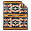 Pendleton Jacquard Unnapped Robe Fire Legend Sunset front Size: 163x203 cm