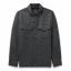 Portuguese Flannel Wool Field Overshirt Grey front