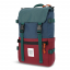 Topo Designs Rover Pack Classic Zinfandel/Botanic Green front-side