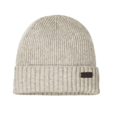 Barbour Carlton Beanie Hat Light Grey