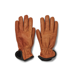 Filson Original Lined Goatskin Gloves Saddle Brown
