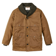 Filson Tin Cloth Insulated Packer Coat Dark Tan