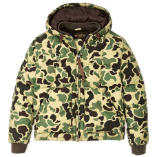 Filson Waxed Down Jacket Tundra Shrub Camo