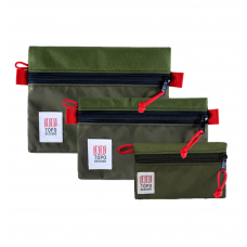Topo Designs Accessory Bags 3 Pack Olive