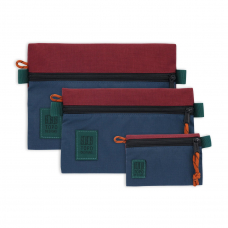 Topo Designs Accessory Bags 3 Pack Pond Blue/Zinfandel