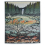 Pendleton Jacquard Napped Blanket Robe Salmon Falls
