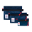 Topo Designs Accessory Bags 3 Pack Navy 