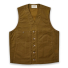 Filson Oil Tin Cloth Vest Dark Tan