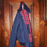 Baracuta G9 Original Harrington Jacket Navy on wooden door