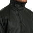 Barbour Beaufort Wax Jacket Sage - Stand-up collar with snap button