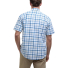 Barbour Glover Short Sleeve Linen Blend Regular Fit Shirt Navy - backside 