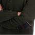 Barbour Holden Half Zip Lambswool Sweater Olive Marl -  Elbow Patche