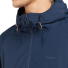 Barbour Hooded Domus Waterproof Jacket Navy - Collar