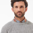 Barbour Horseford Crew Neck Jumper Stone - Detail crew neck
