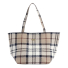 Barbour Layla Tartan Large Tote Bag Rosewood Tartan
