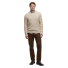 Barbour Lowfen Cable Knit Jumper Stone - How to wear