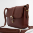 Barbour Rosa Leather Crossbody Bag Brown