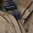 Barbour Sanderling Casual Jacket Military Brown - tartan 