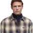 Barbour Sandside Checked Overshirt Navy -  Collar